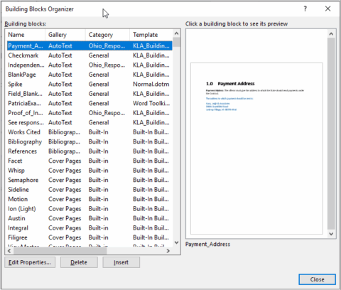 Building Blocks Microsoft Harnessing the Power of Microsoft Word, Part 7: Using Building Blocks ...